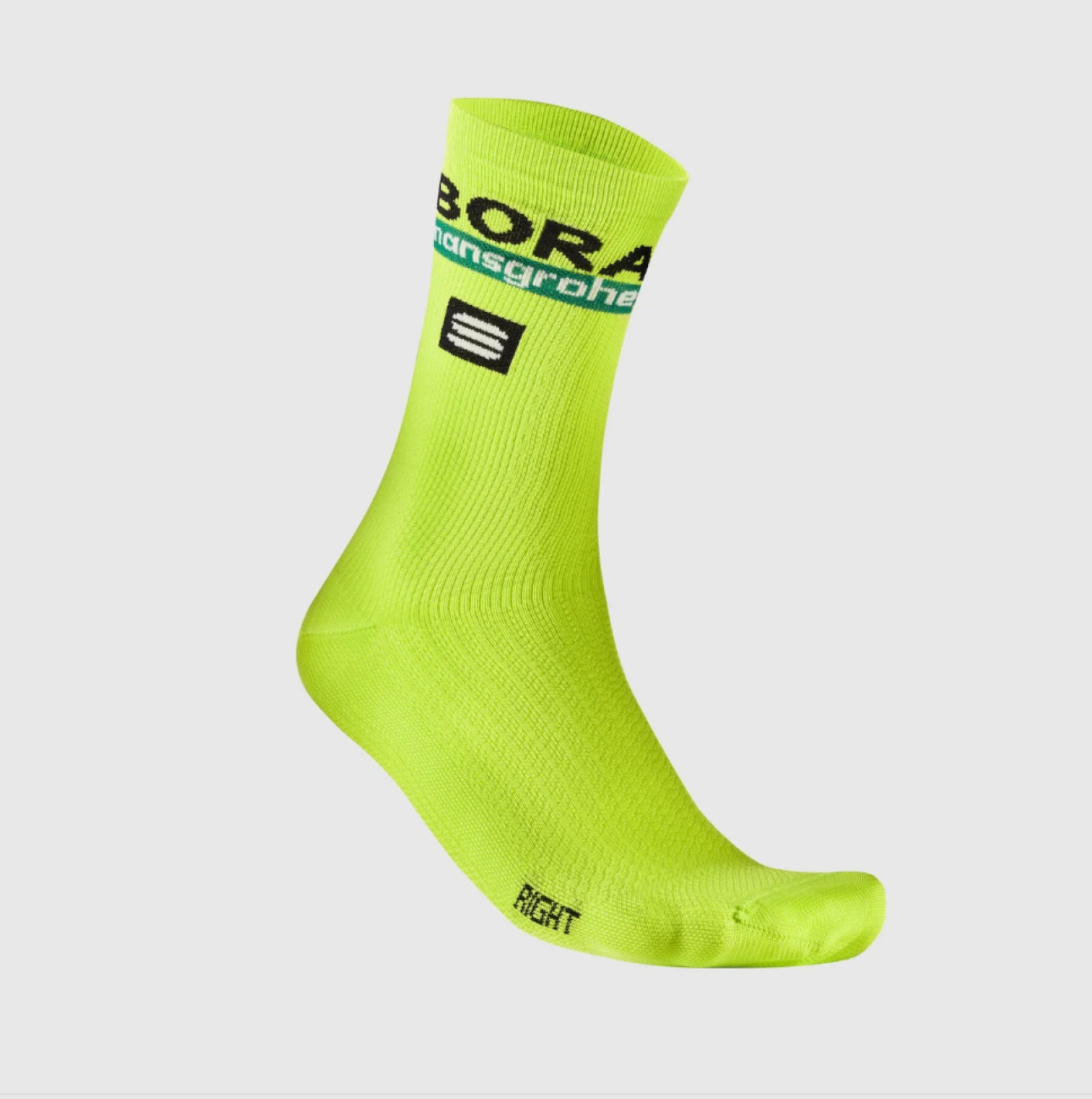 
                SPORTFUL Cyklistické ponožky klasické - BORA 2024 - žlutá L-XL
            
