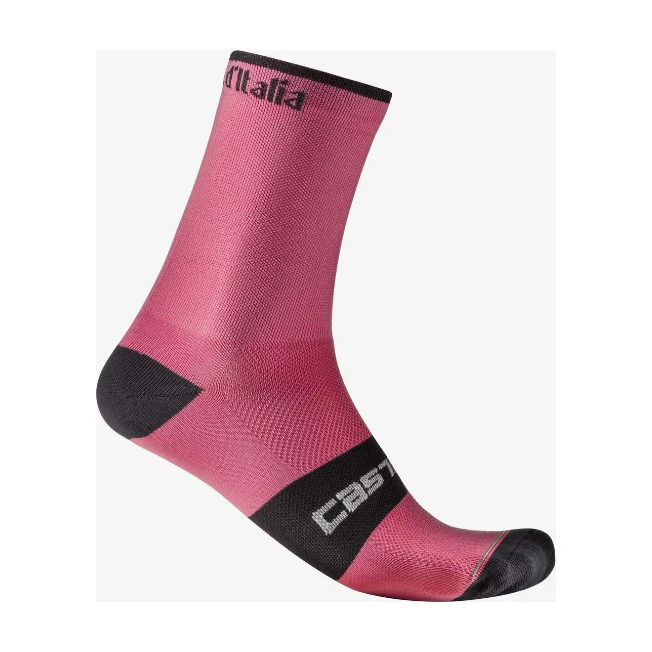 
                CASTELLI Cyklistické ponožky klasické - GIRO107 18 - růžová L-XL
            