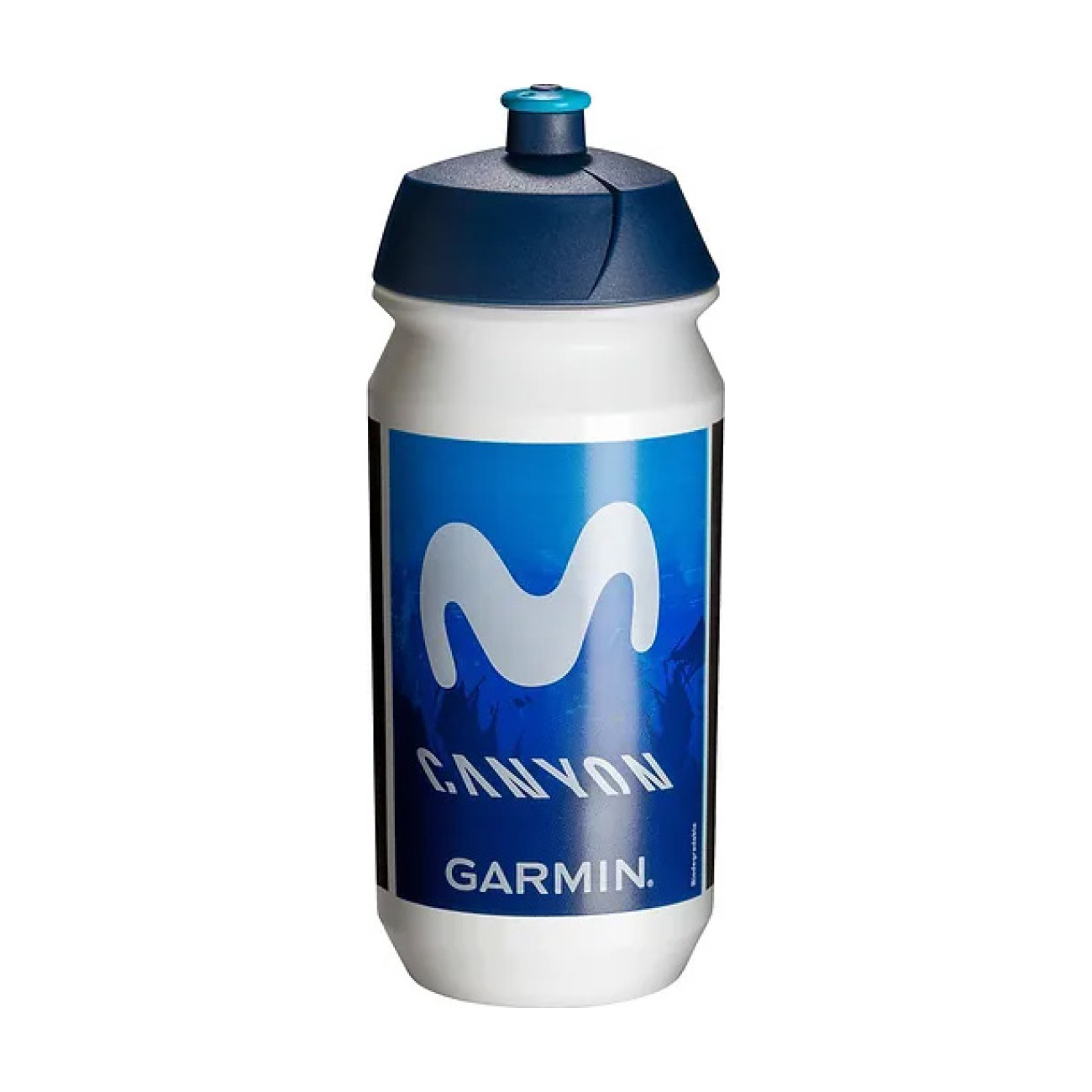 Levně TACX Cyklistická láhev na vodu - MOVISTAR - bílá/modrá