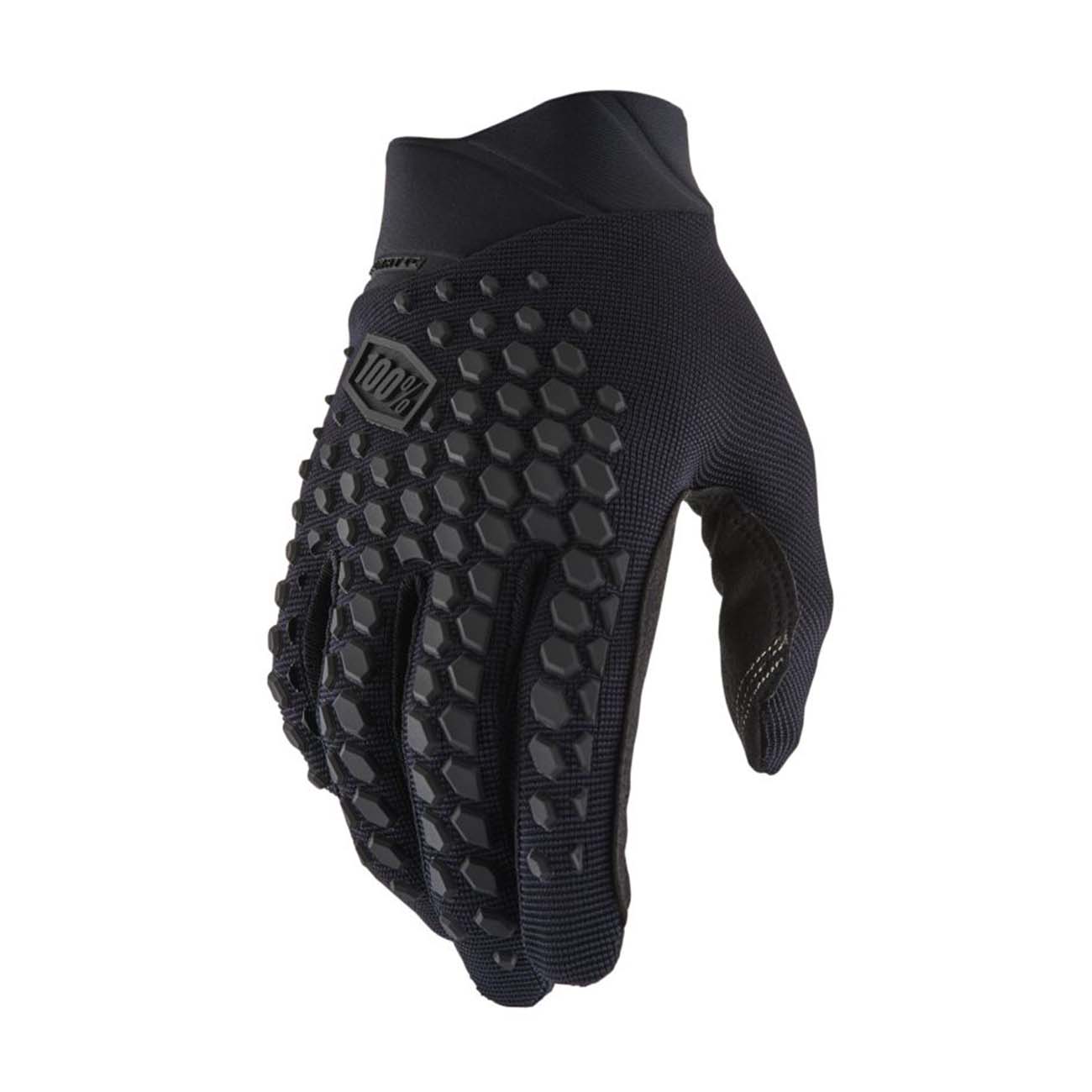 100% SPEEDLAB Cyklistické rukavice dlouhoprsté - GEOMATIC - černá M