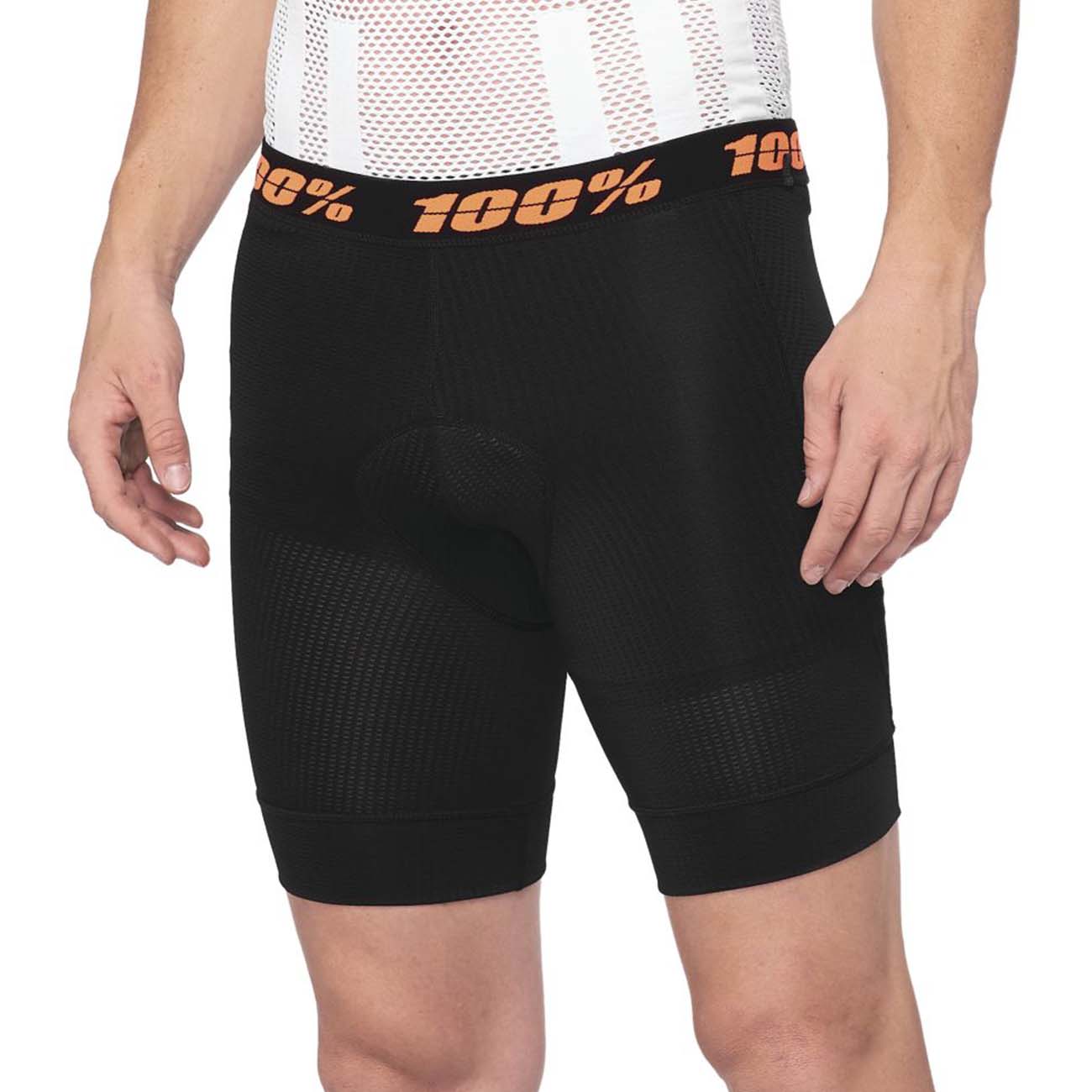 100% SPEEDLAB Cyklistické boxerky - CRUX - černá