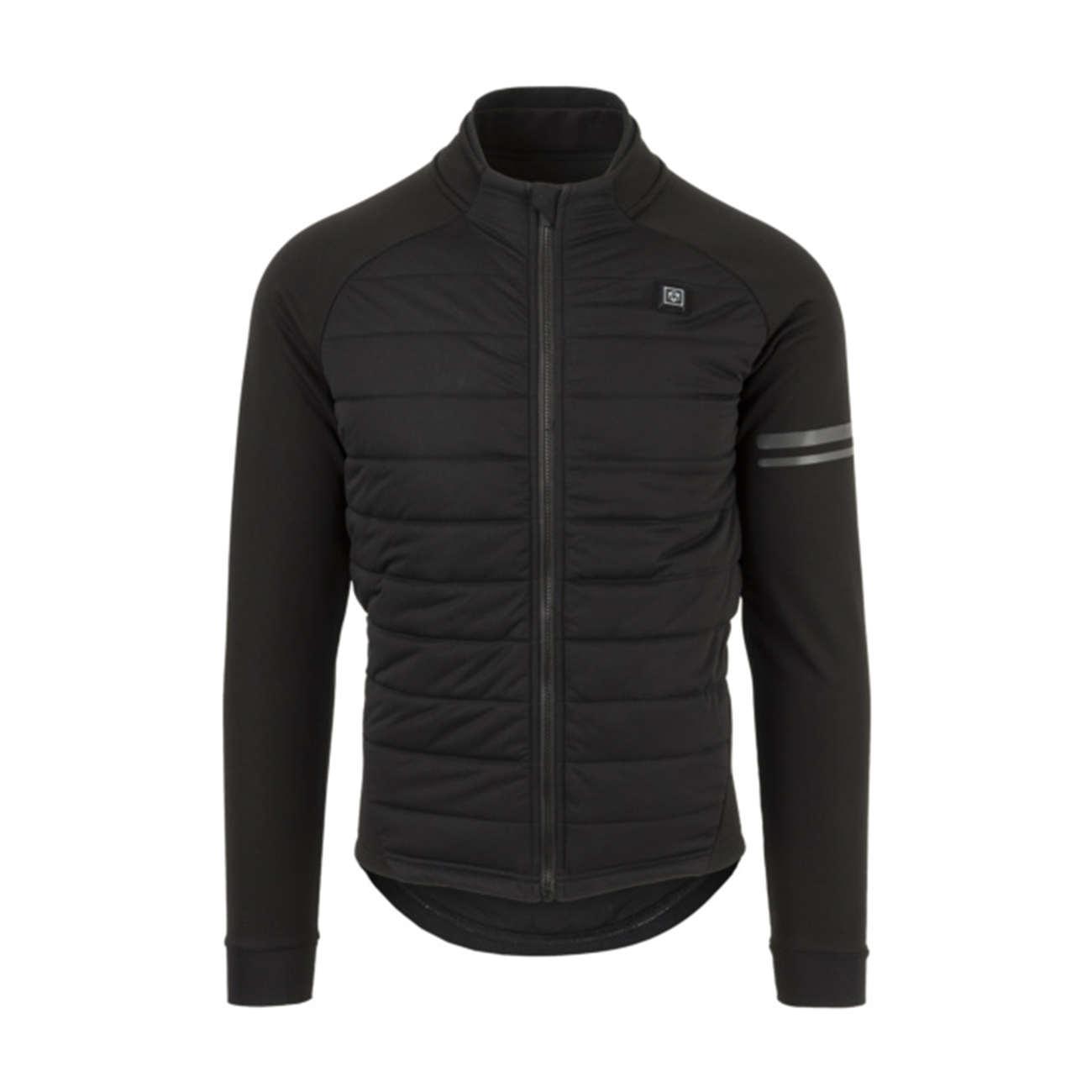 AGU Cyklistická větruodolná bunda - DEEP WINTER HEATED - černá 2XL