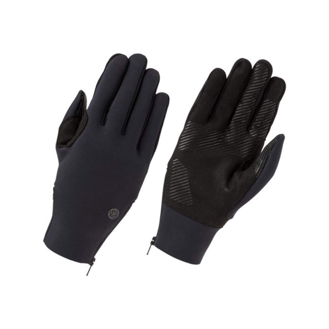 
                AGU Cyklistické rukavice dlouhoprsté - NEOPRENE LIGHT+ZIP - černá XL
            