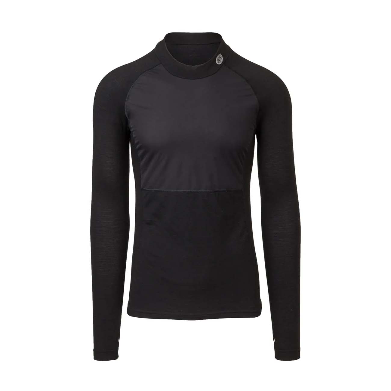 
                AGU Cyklistické triko s dlouhým rukávem - WINTER WIND BREAKER - černá L-XL
            