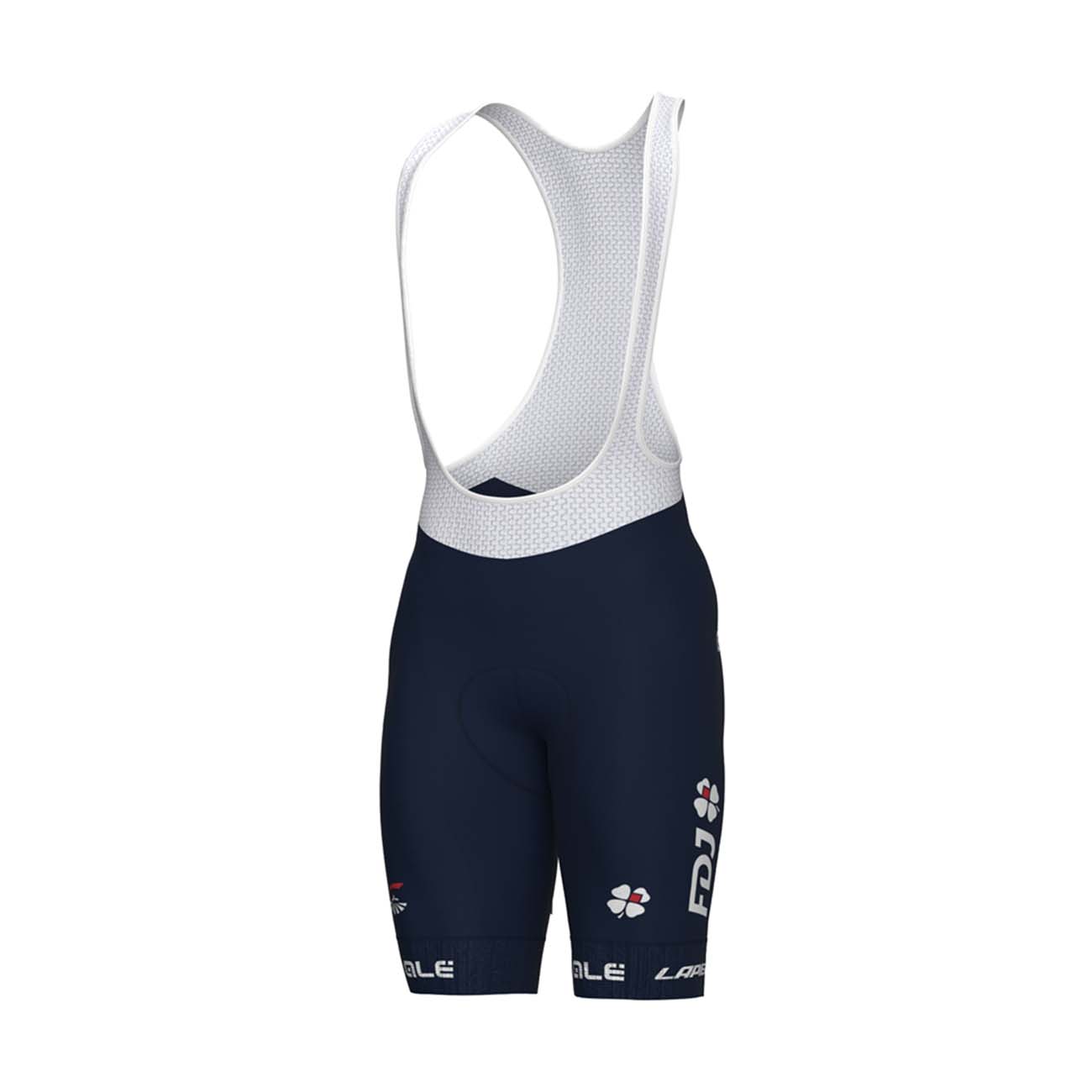
                ALÉ Cyklistické kalhoty krátké s laclem - GROUPAMA FDJ 2023 - modrá 5XL
            