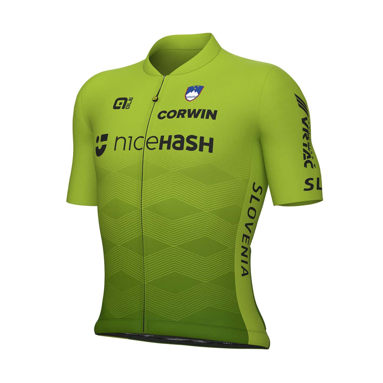
                ALÉ Cyklistický dres s krátkým rukávem - SLOVENIA NATIONAL 23 - zelená 5XL
            