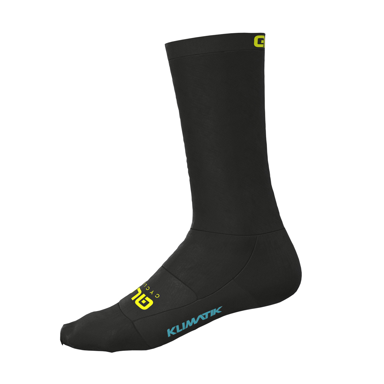 
                ALÉ Cyklistické ponožky klasické - TEAM KLIMATIK H22 - černá S
            