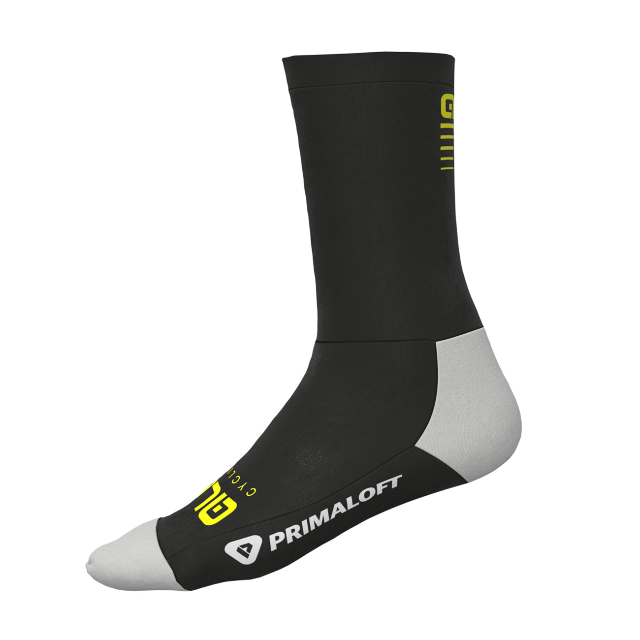 
                ALÉ Cyklistické ponožky klasické - THERMO PRIMALOFT H18 - šedá/černá 40-43
            
