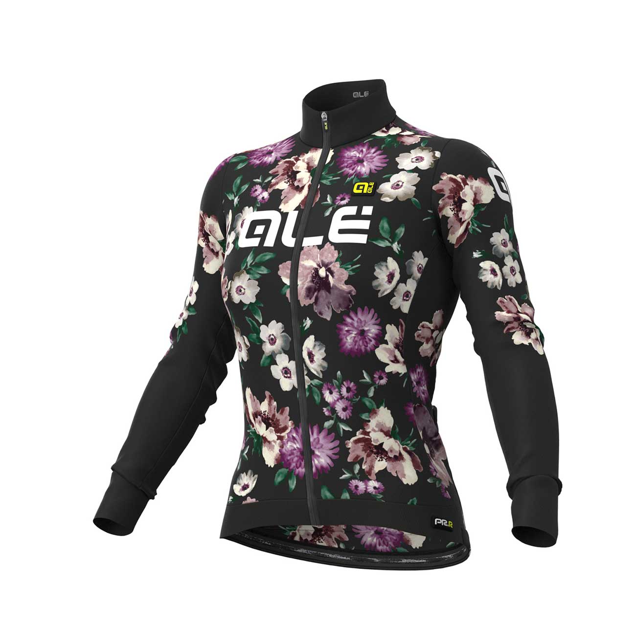 
                ALÉ Cyklistický dres s dlouhým rukávem zimní - FIORI LADY WINTER - černá XS
            