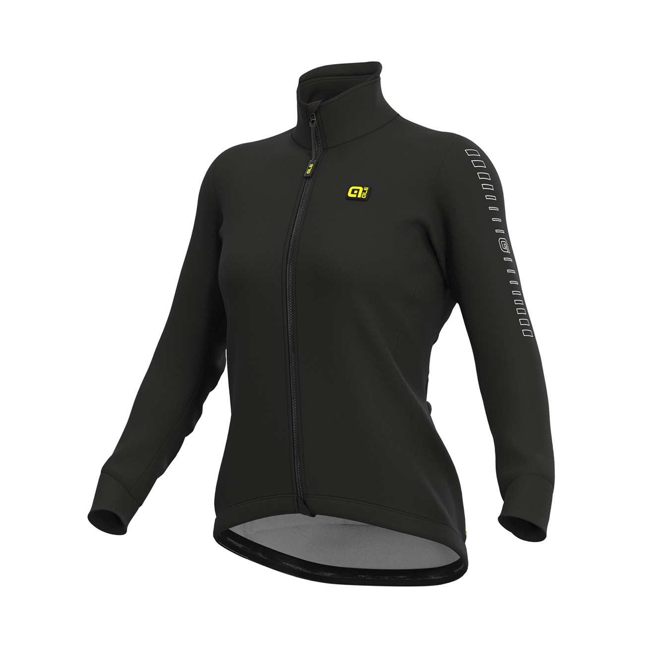 
                ALÉ Cyklistická zateplená bunda - FONDO LADY WNT - černá L
            