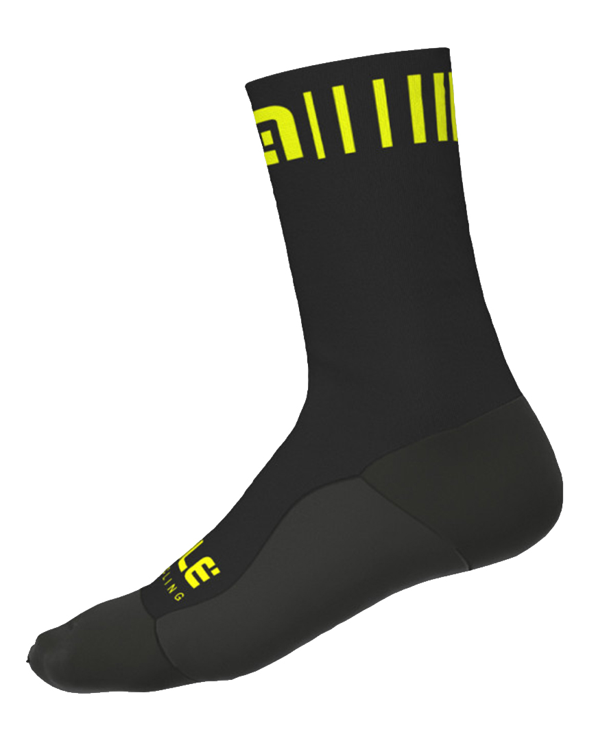 
                ALÉ Cyklistické ponožky klasické - STRADA WINTER 18 - žlutá/černá/bílá S
            