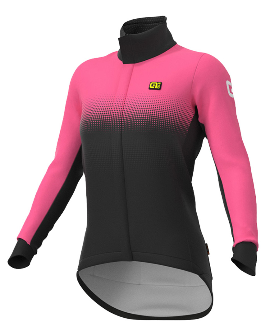 
                ALÉ Cyklistická zateplená bunda - PR-S GRADIENT LADY - černá/růžová
            