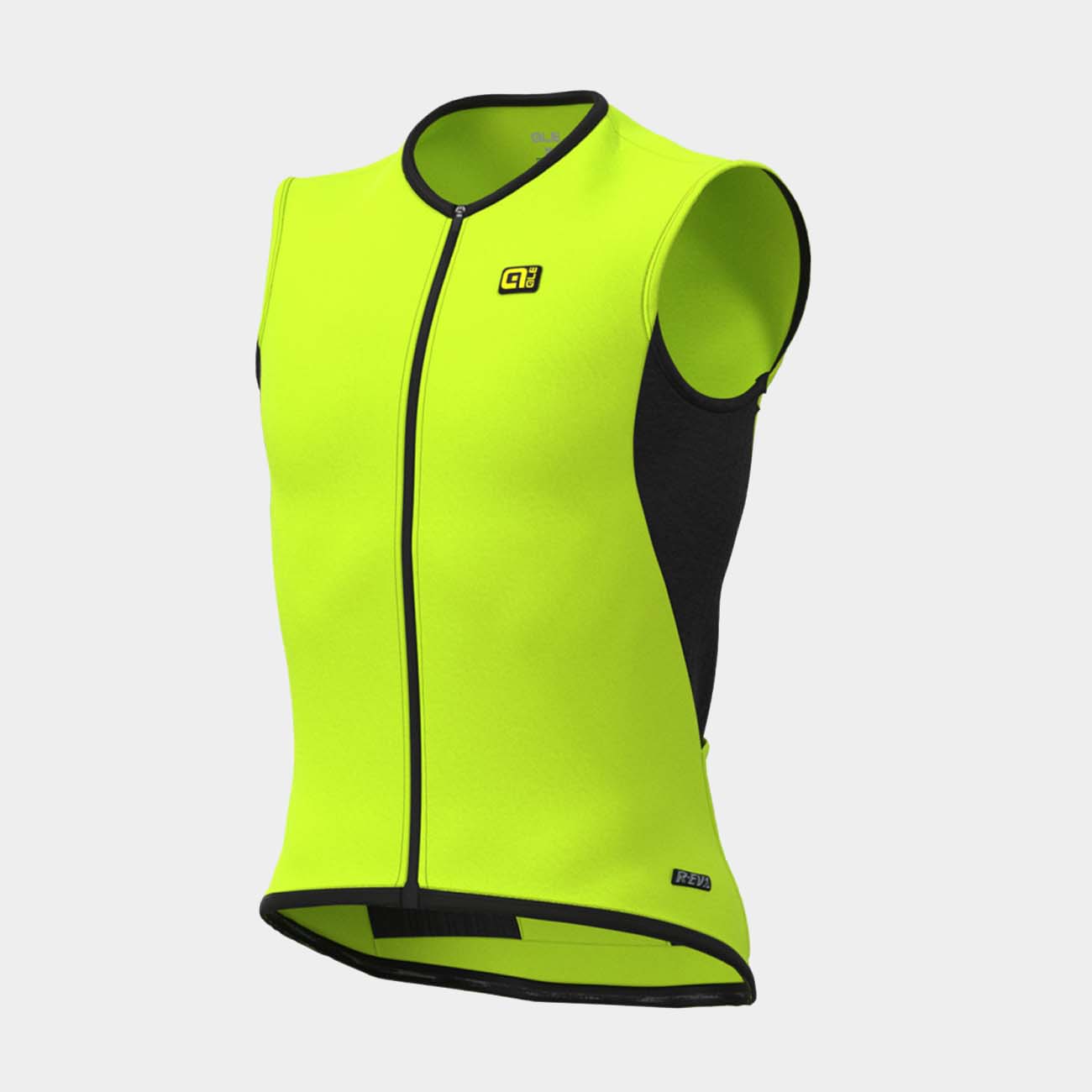 
                ALÉ Cyklistická vesta - CLIMA PROTECTION 2.0 - černá/žlutá 5XL
            