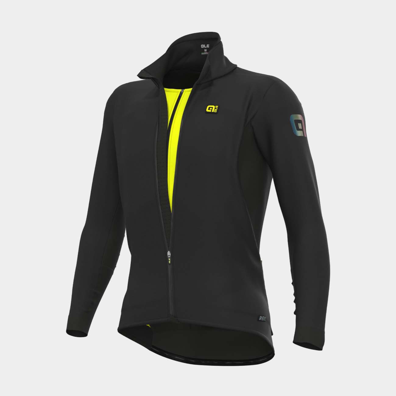 ALÉ Cyklistická zateplená bunda - R-EV1 FUTURE WARM - černá 4XL