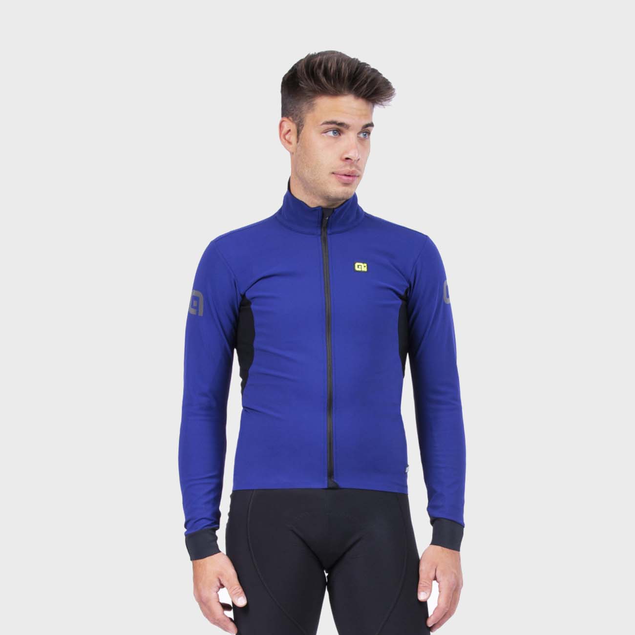 ALÉ Cyklistická zateplená bunda - R-EV1 FUTURE WARM - modrá 4XL