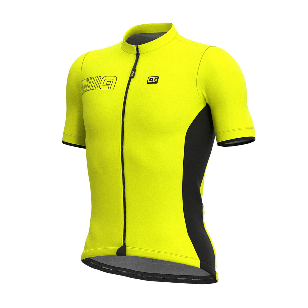 
                ALÉ Cyklistický dres s krátkým rukávem - SOLID COLOR BLOCK - žlutá 4XL
            