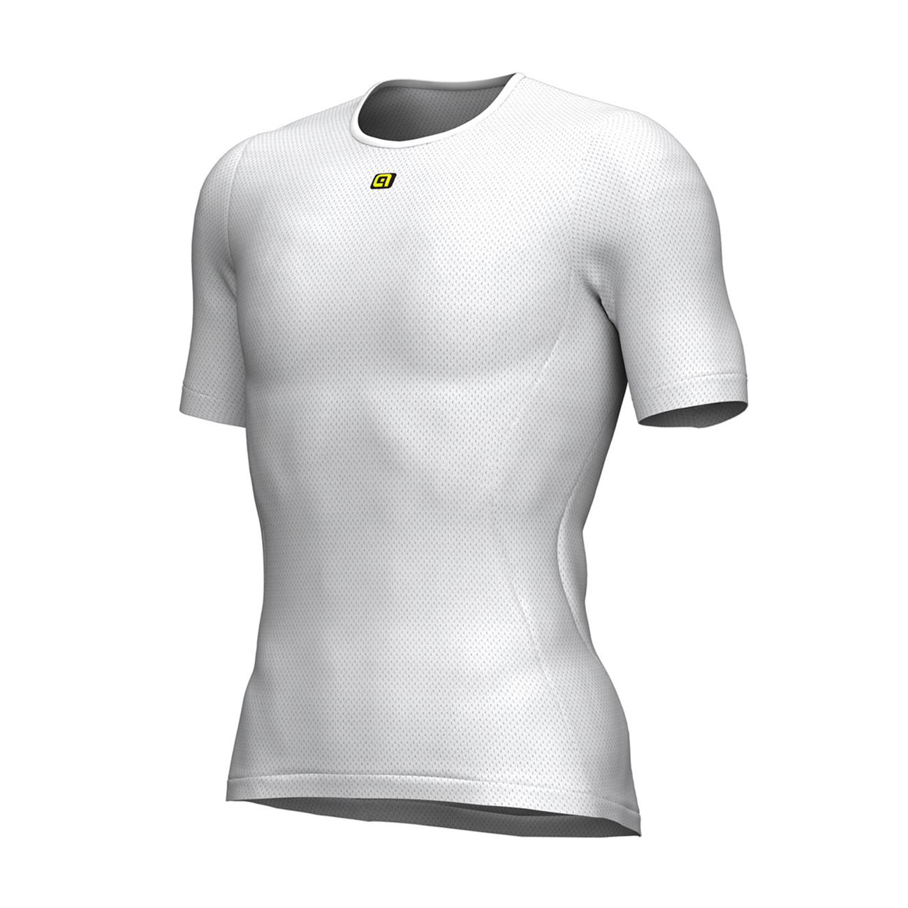 
                ALÉ Cyklistické triko s krátkým rukávem - VELO ACTIVE  - bílá XL
            