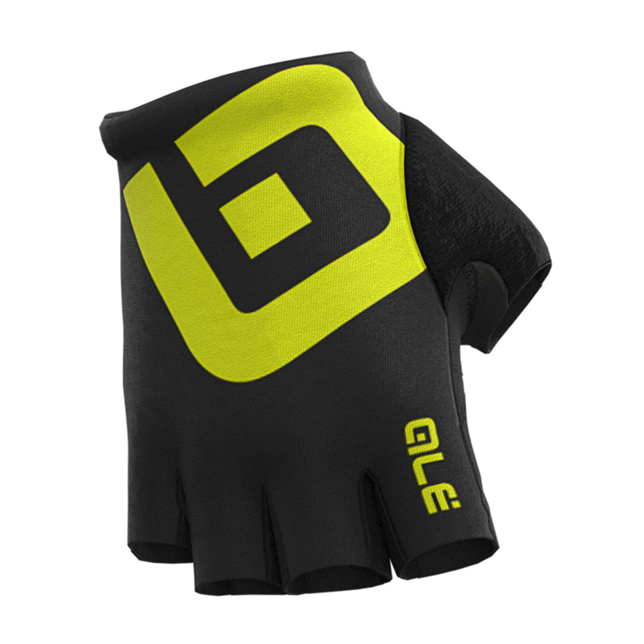 
                ALÉ Cyklistické rukavice krátkoprsté - AIR - černá/žlutá XL
            