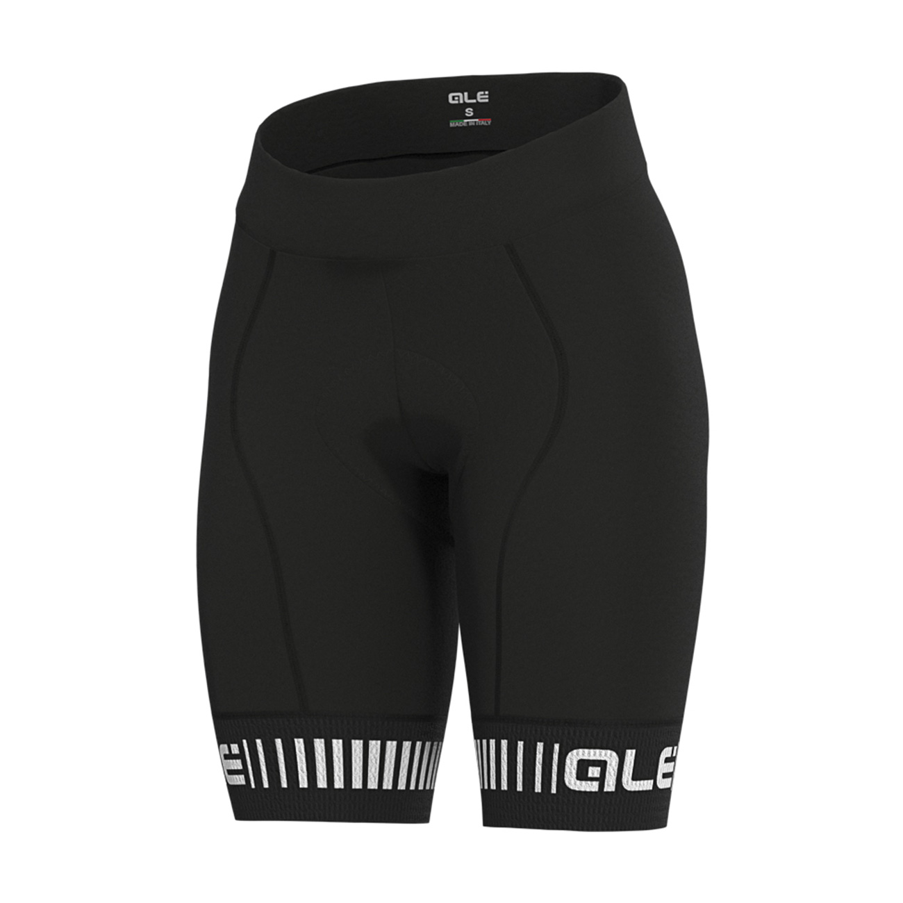 
                ALÉ Cyklistické kalhoty krátké bez laclu - STRADA LADY - černá/bílá
            