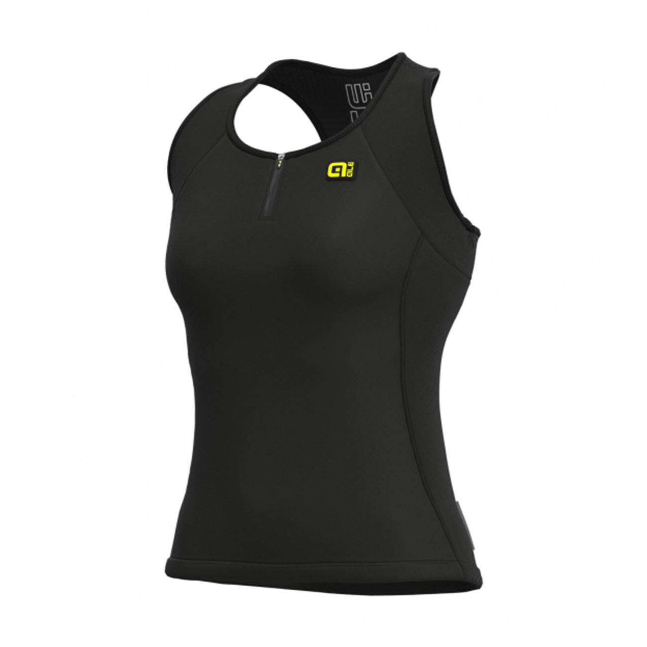
                ALÉ Cyklistický dres bez rukávů - COLOR BLOCK LADY - černá S
            