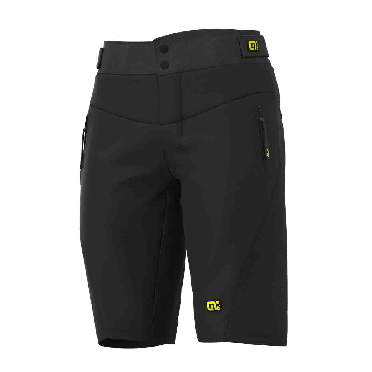 
                ALÉ Cyklistické kalhoty krátké bez laclu - ENDURO 2.0 - černá XL
            
