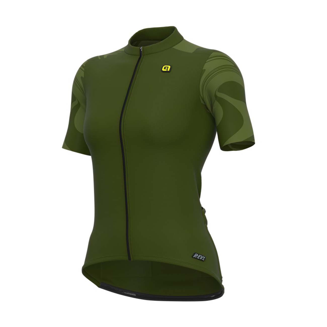 Levně ALÉ Cyklistický dres s krátkým rukávem - R-EV1 ARTIKA LADY - zelená