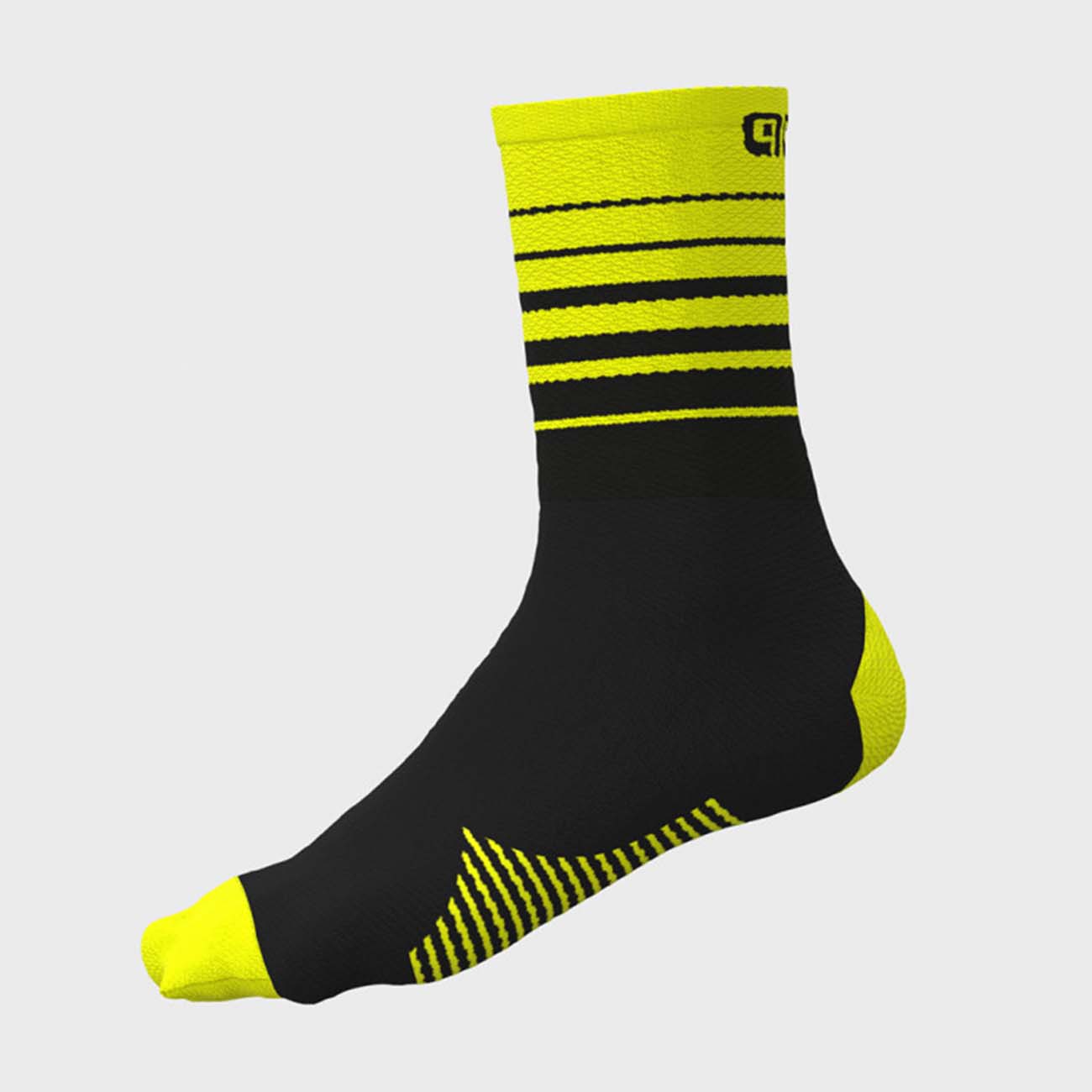 
                ALÉ Cyklistické ponožky klasické - ONE - černá/žlutá
            