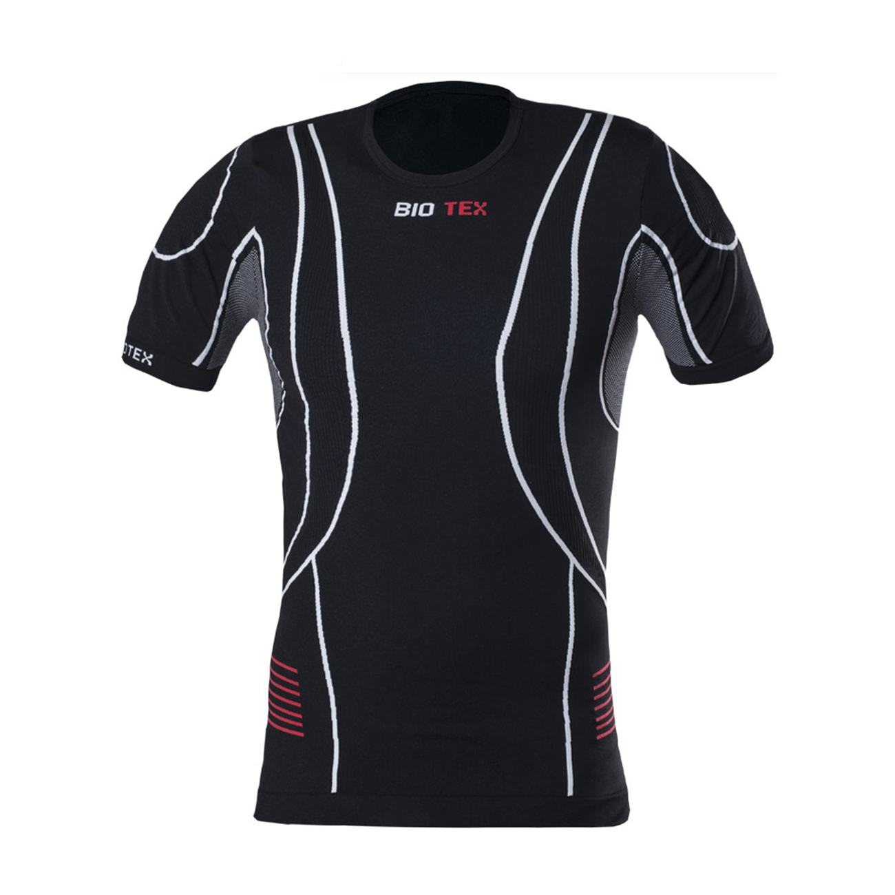
                BIOTEX Cyklistické triko s krátkým rukávem - HIGHTECH WARM - černá
            