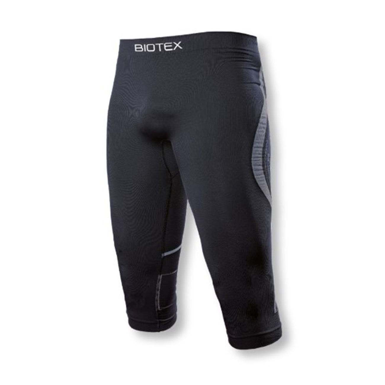 
                BIOTEX Cyklistické kalhoty 3/4 bez laclu - PIRATA - černá XS-S
            