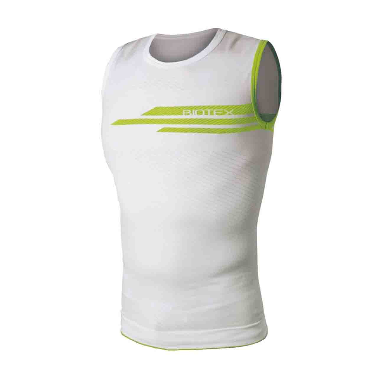 
                BIOTEX Cyklistické tílko - IMPACT - zelená/bílá XL-2XL
            