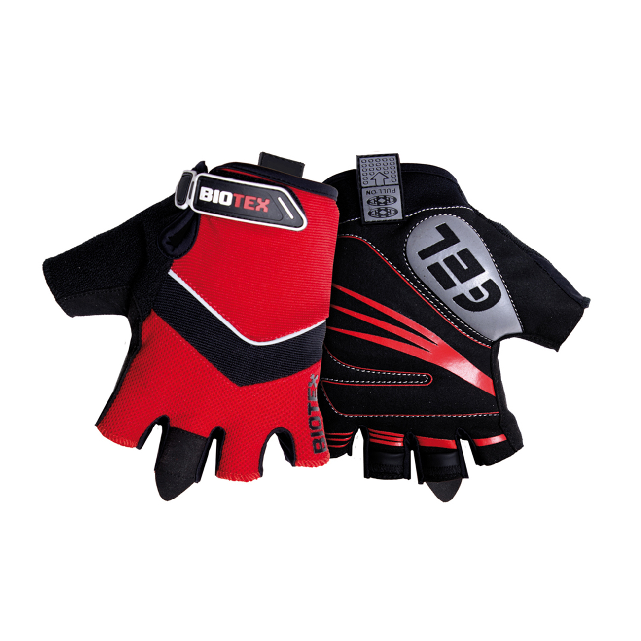 
                BIOTEX Cyklistické rukavice krátkoprsté - SUMMER - červená/černá
            