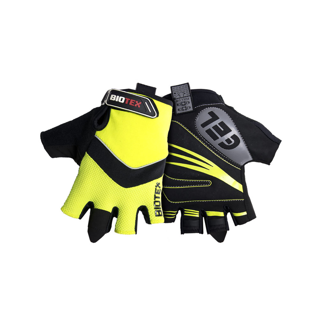 
                BIOTEX Cyklistické rukavice krátkoprsté - SUMMER - žlutá/černá
            