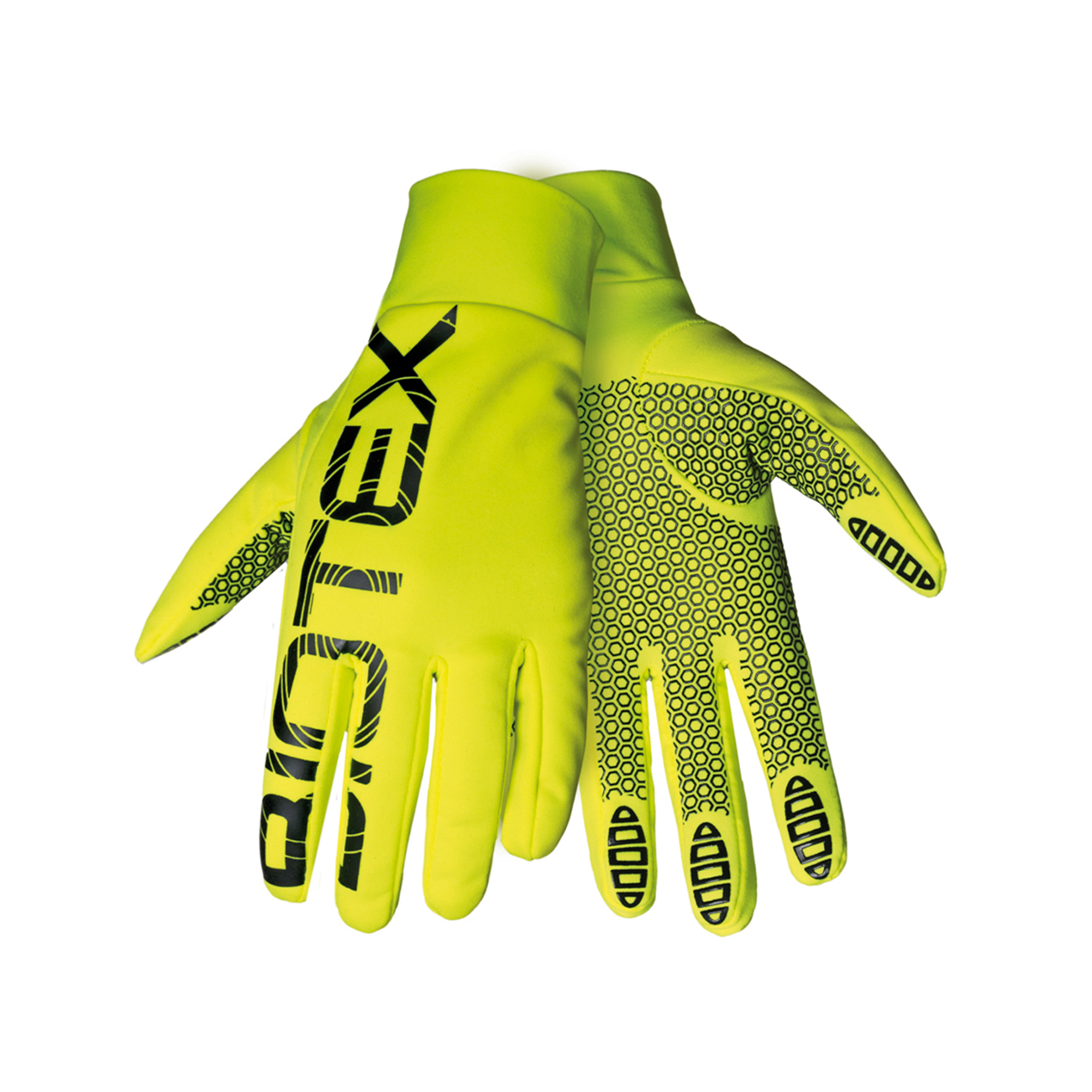 
                BIOTEX Cyklistické rukavice dlouhoprsté - THERMAL TOUCH GEL - černá/žlutá L
            