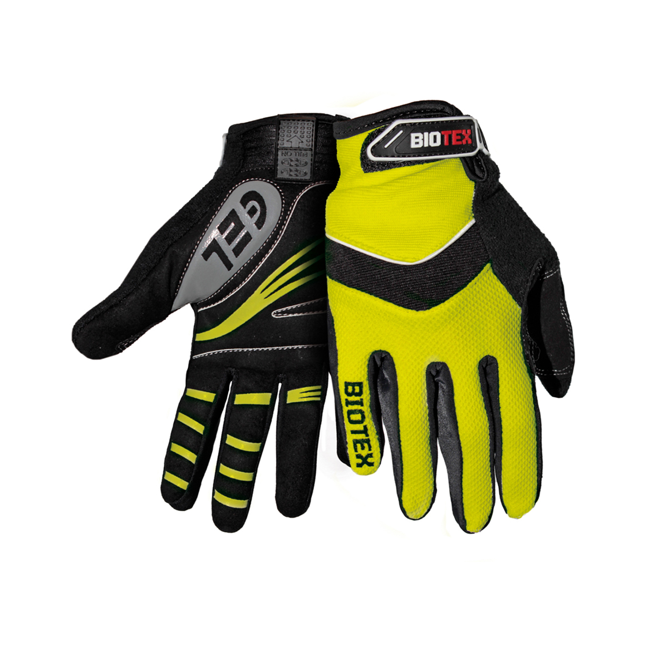 
                BIOTEX Cyklistické rukavice dlouhoprsté - SUMMER - černá/žlutá L
            