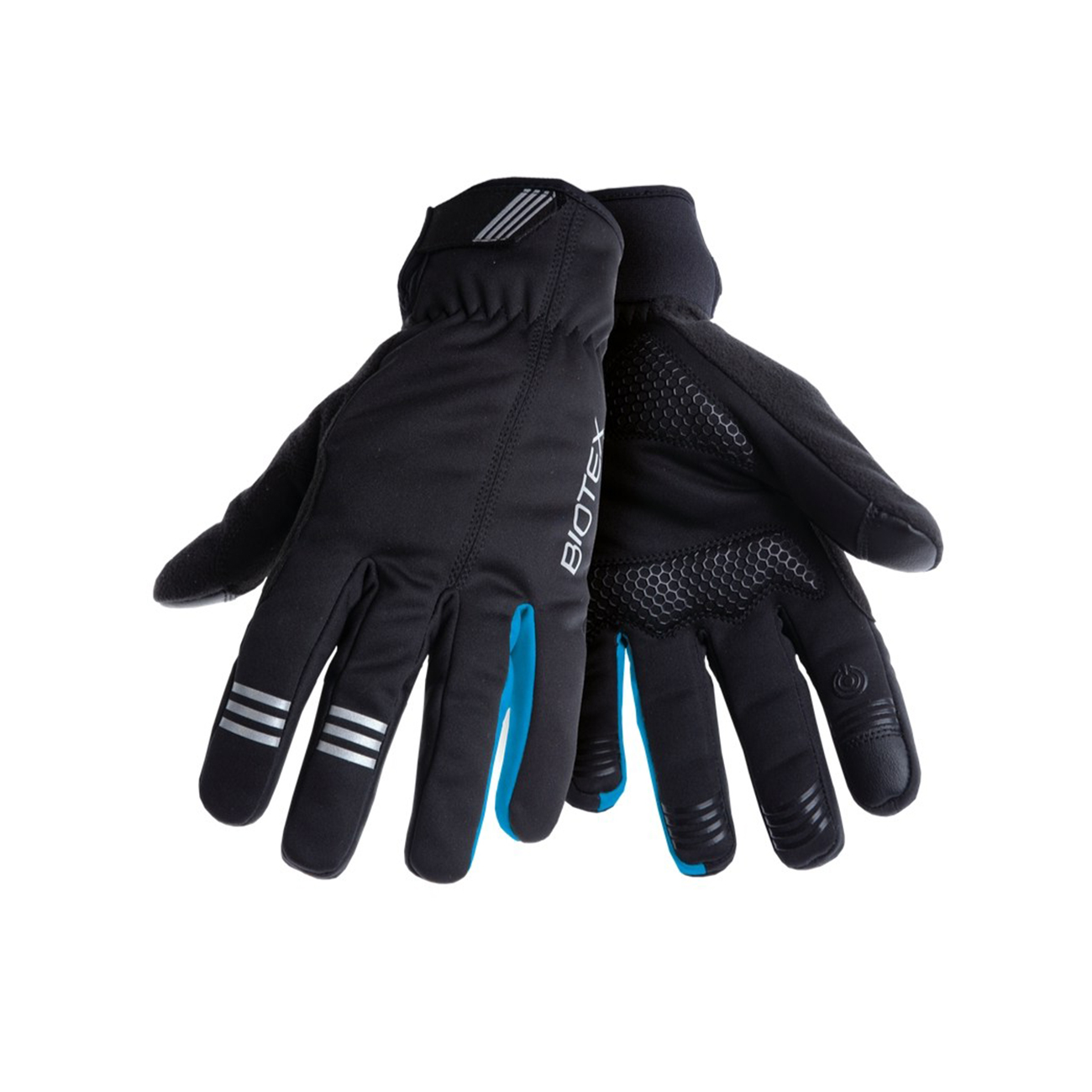 
                BIOTEX Cyklistické rukavice dlouhoprsté - EXTRAWINTER - modrá/černá M
            