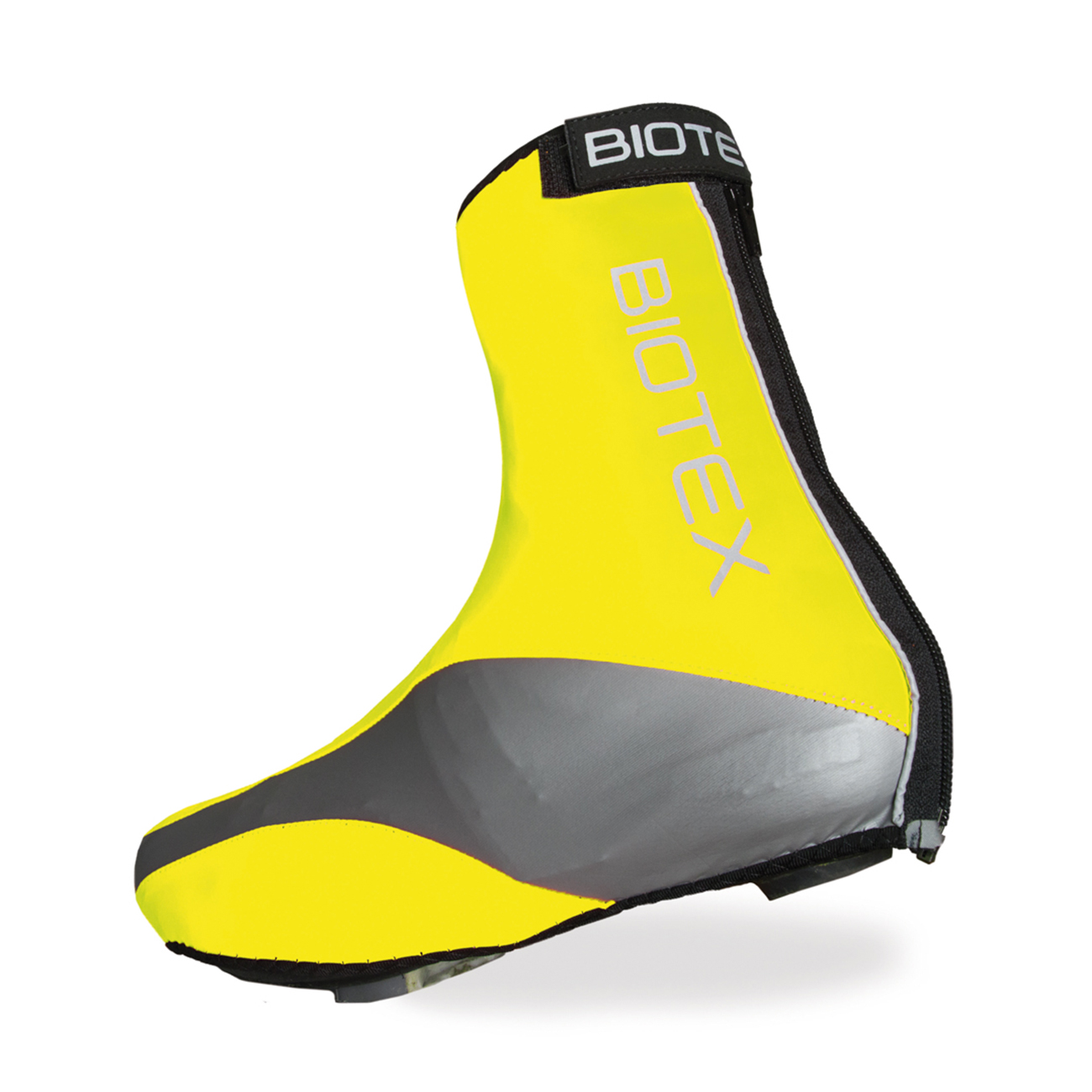 BIOTEX Cyklistické návleky na tretry - RAIN - žlutá/stříbrná