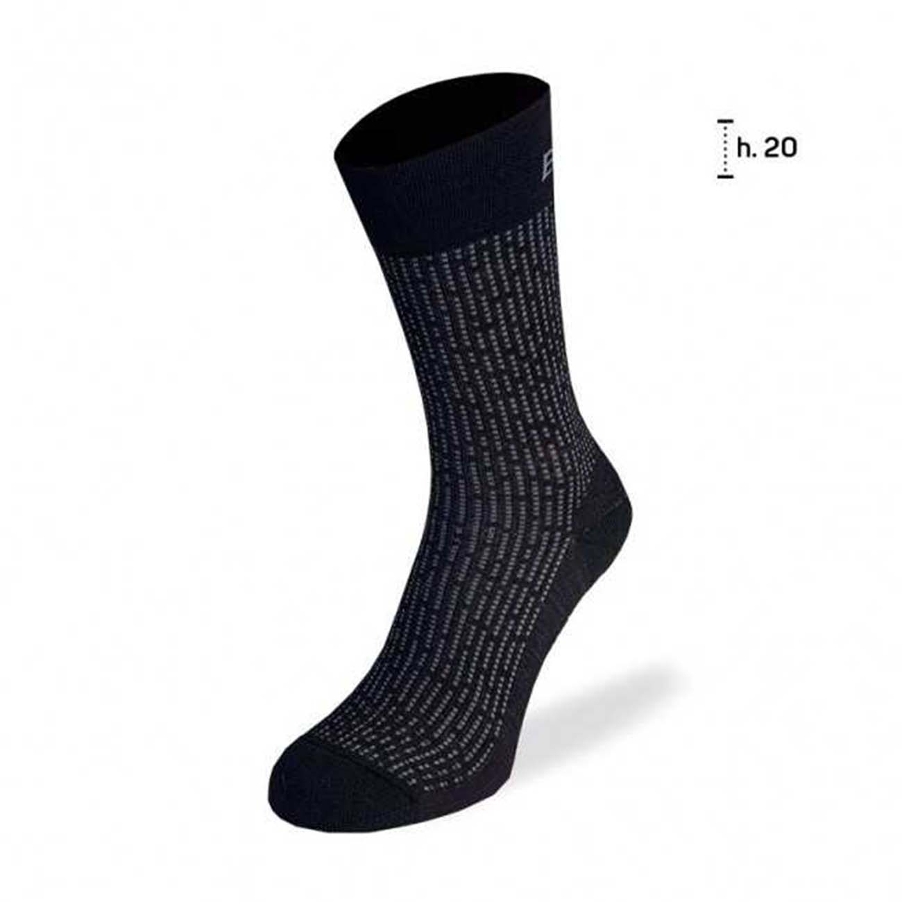 
                BIOTEX Cyklistické ponožky klasické - 3D - šedá/černá
            