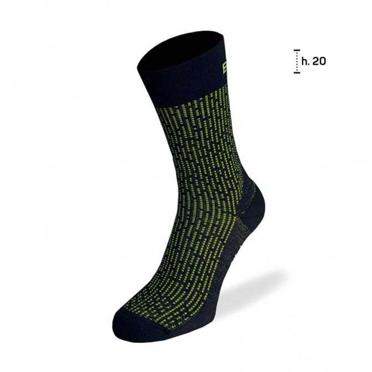 
                BIOTEX Cyklistické ponožky klasické - 3D - černá/žlutá
            