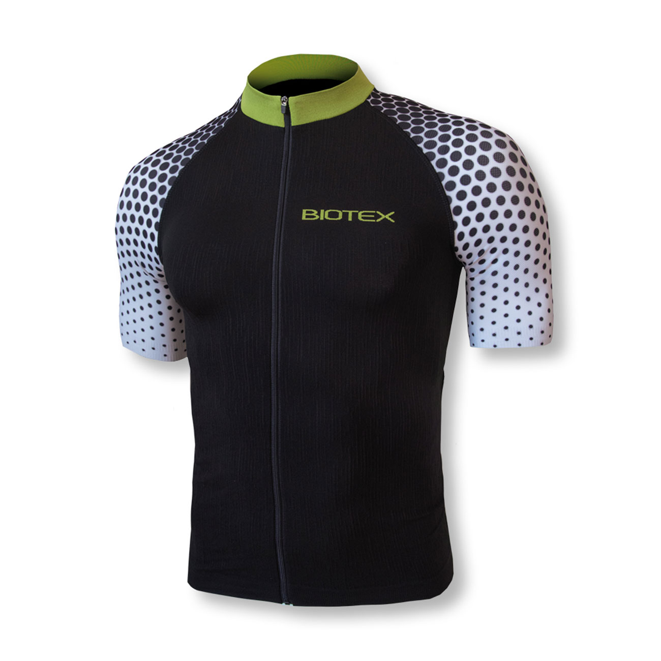 
                BIOTEX Cyklistický dres s krátkým rukávem - SMART - černá XS-S
            