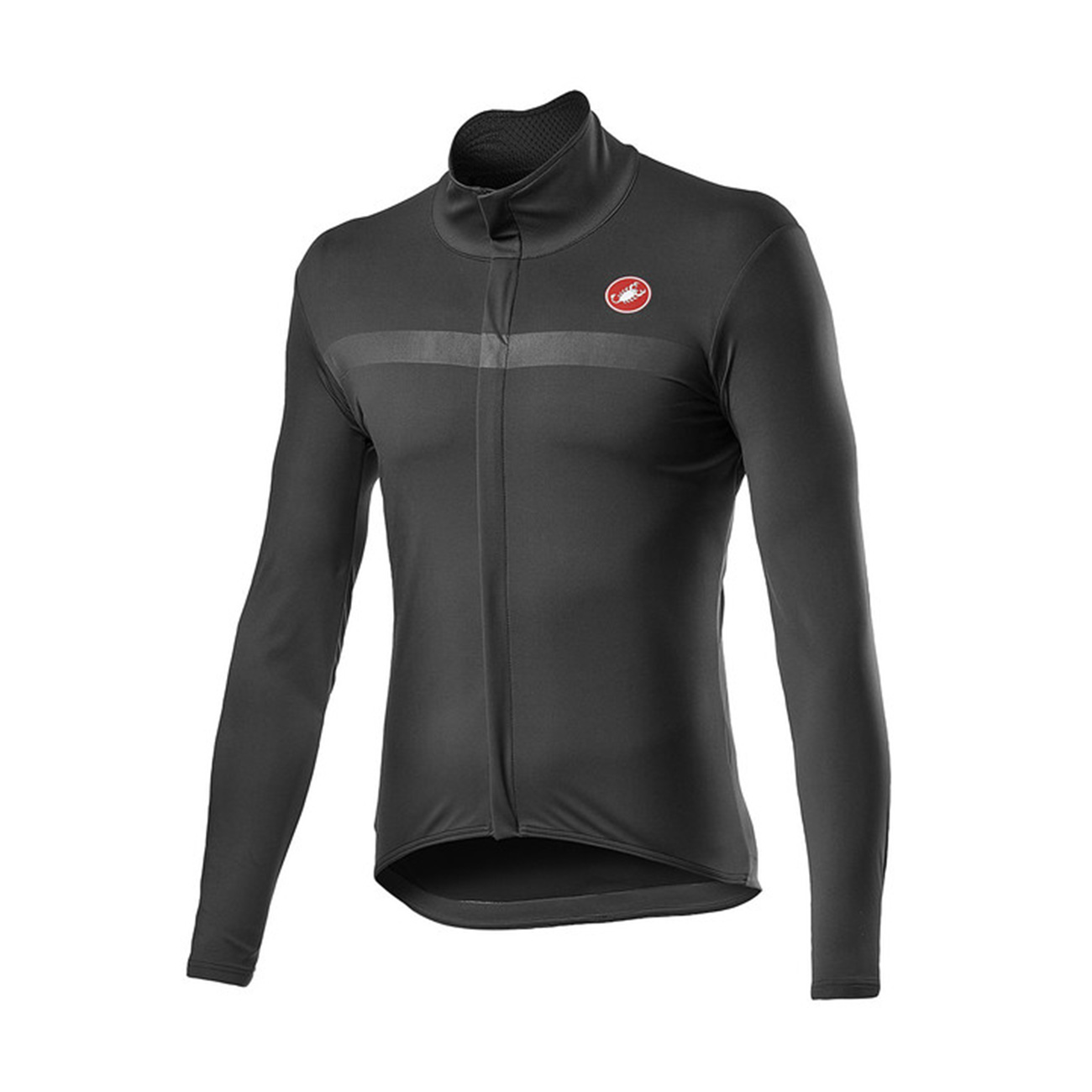 
                CASTELLI Cyklistická větruodolná bunda - GOCCIA  - šedá 2XL
            