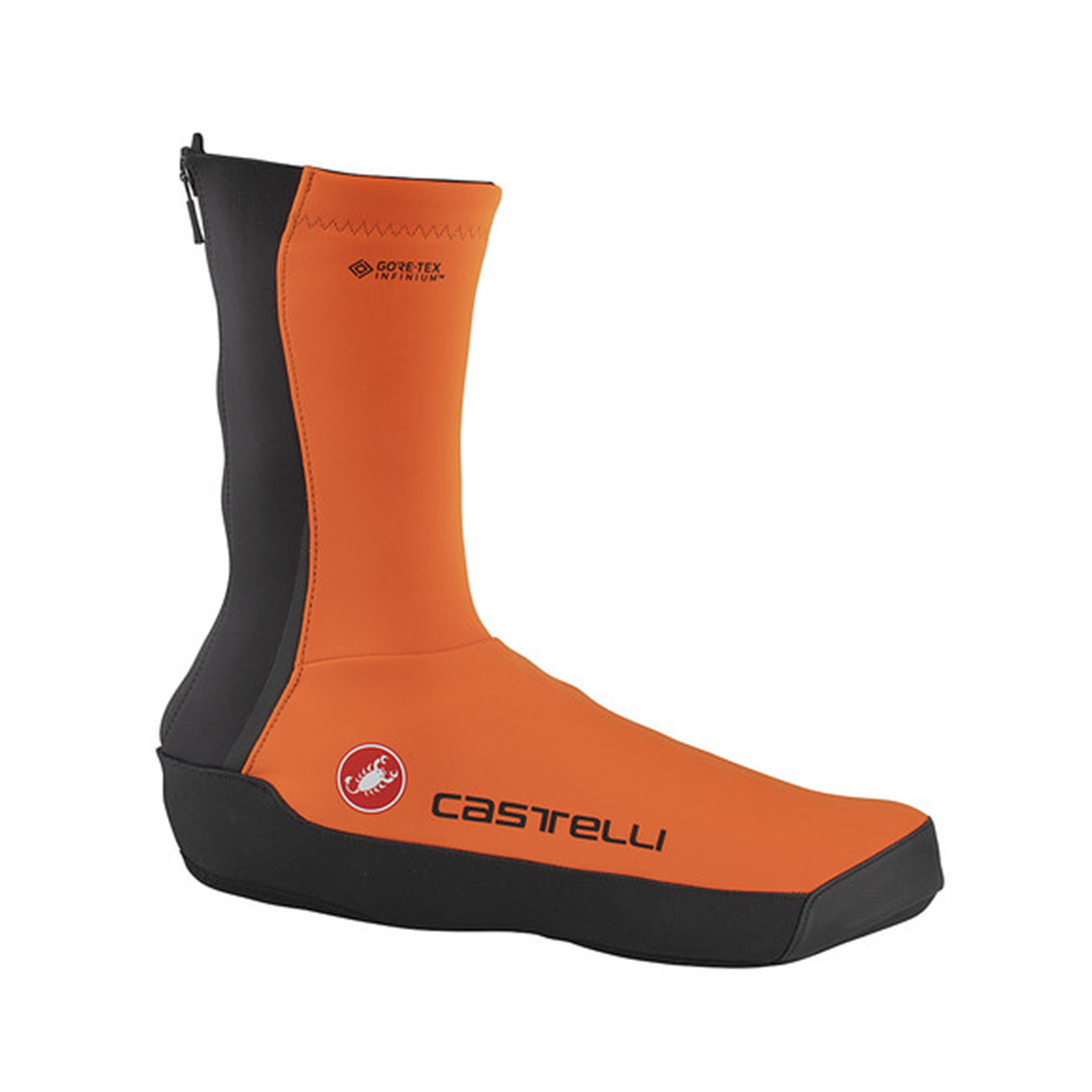 
                CASTELLI Cyklistické návleky na tretry - INTENSO UL - černá/oranžová M
            