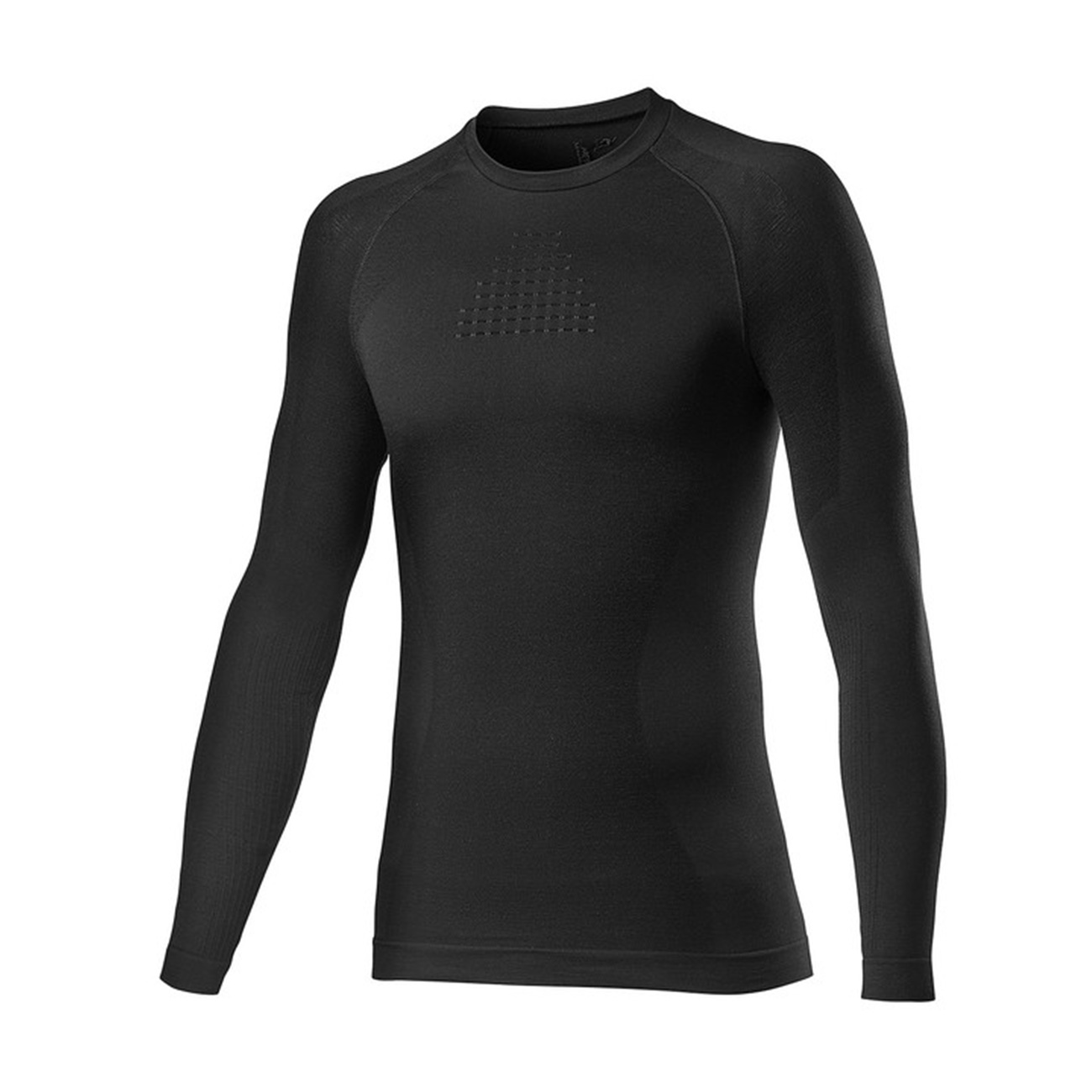 
                CASTELLI Cyklistické triko s dlouhým rukávem - CORE SEAMLESS - černá 2XL
            