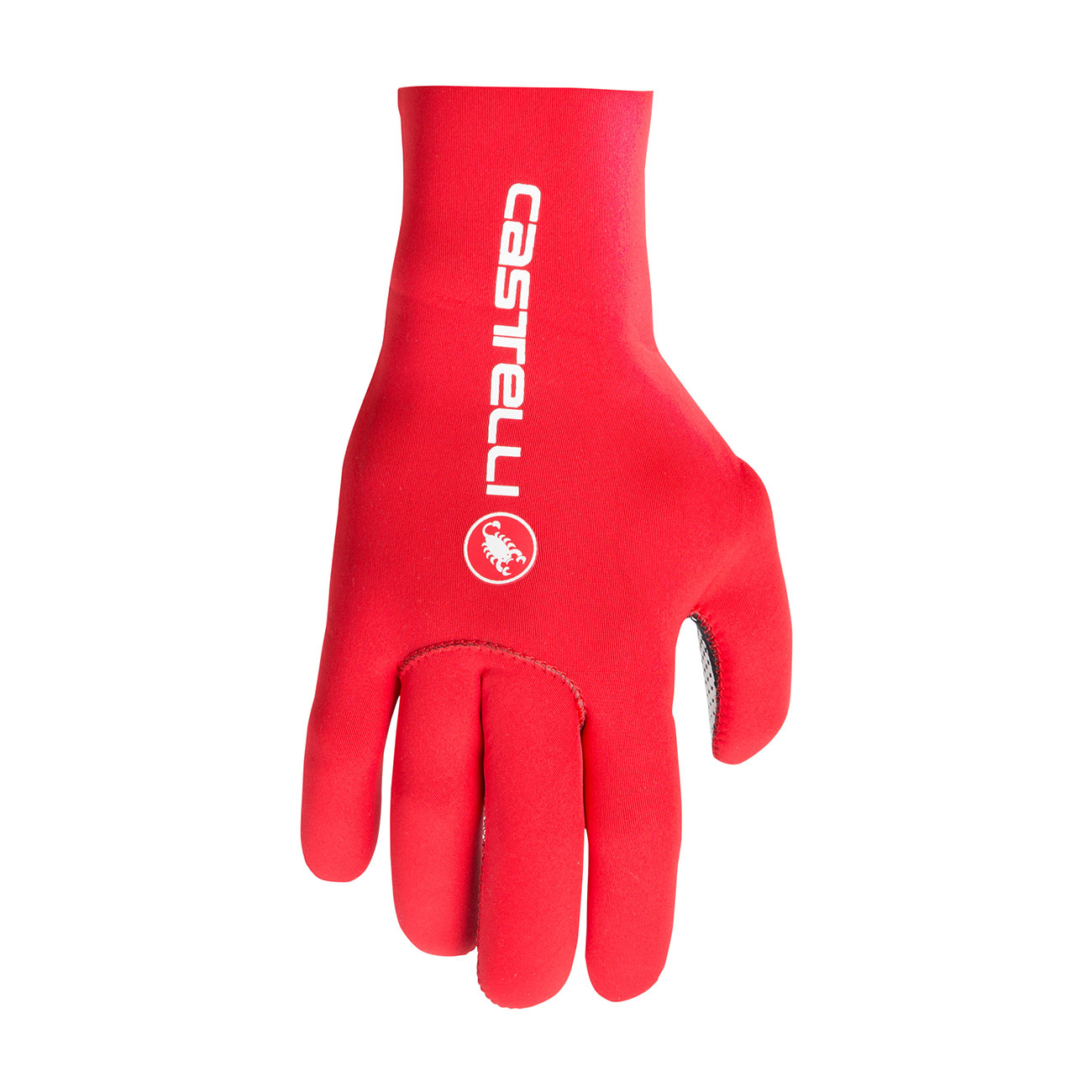 
                CASTELLI Cyklistické rukavice dlouhoprsté - DILUVIO C - červená L-XL
            