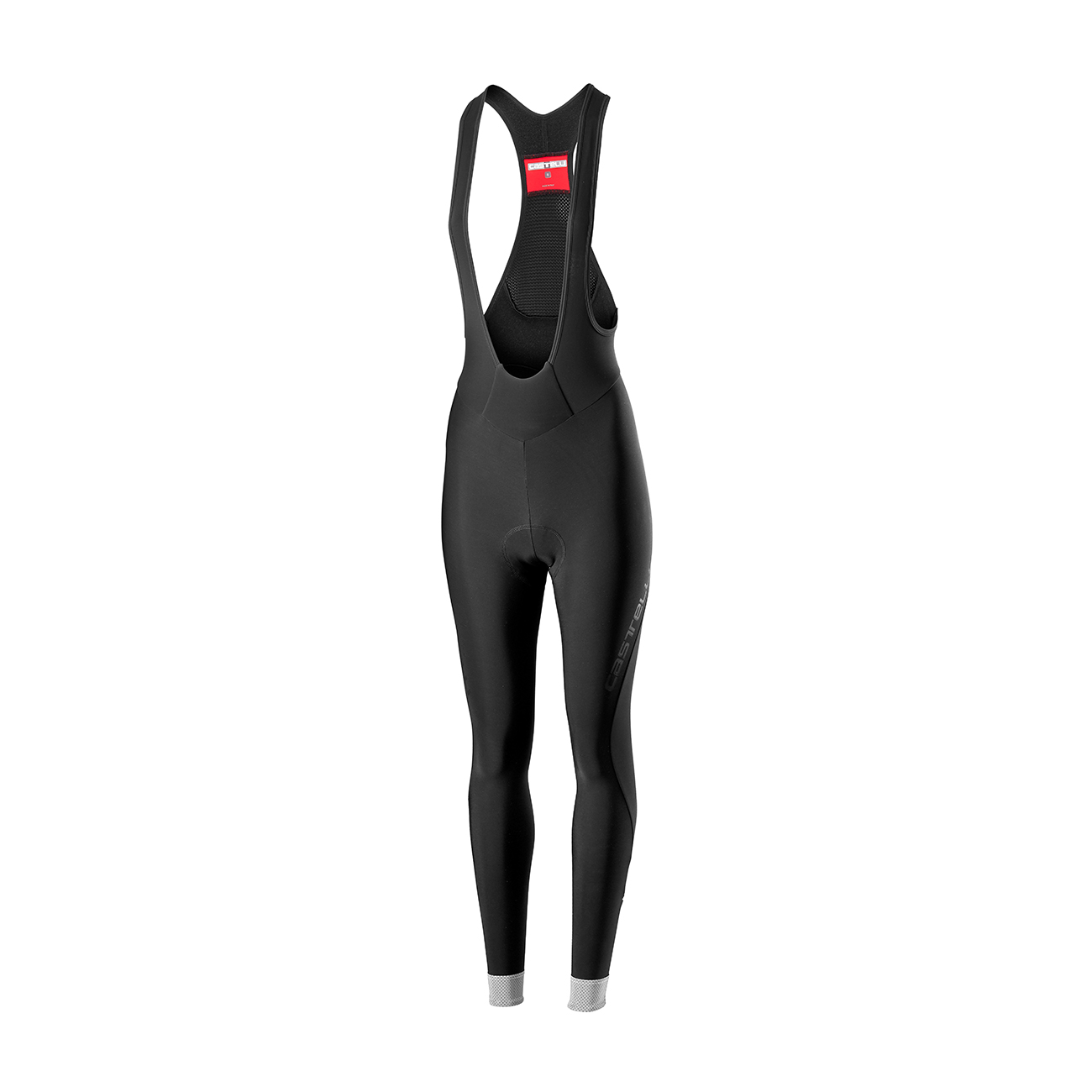 
                CASTELLI Cyklistické kalhoty dlouhé s laclem - TUTTO NANO LADY WNT - černá L
            