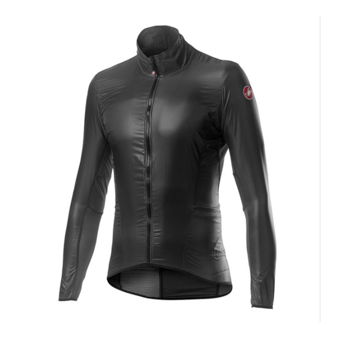 
                CASTELLI Cyklistická větruodolná bunda - ARIA SHELL - šedá 2XL
            