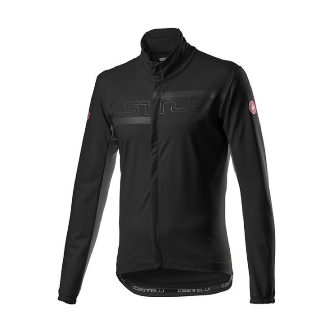 
                CASTELLI Cyklistická zateplená bunda - TRANSITION 2 - černá XL
            