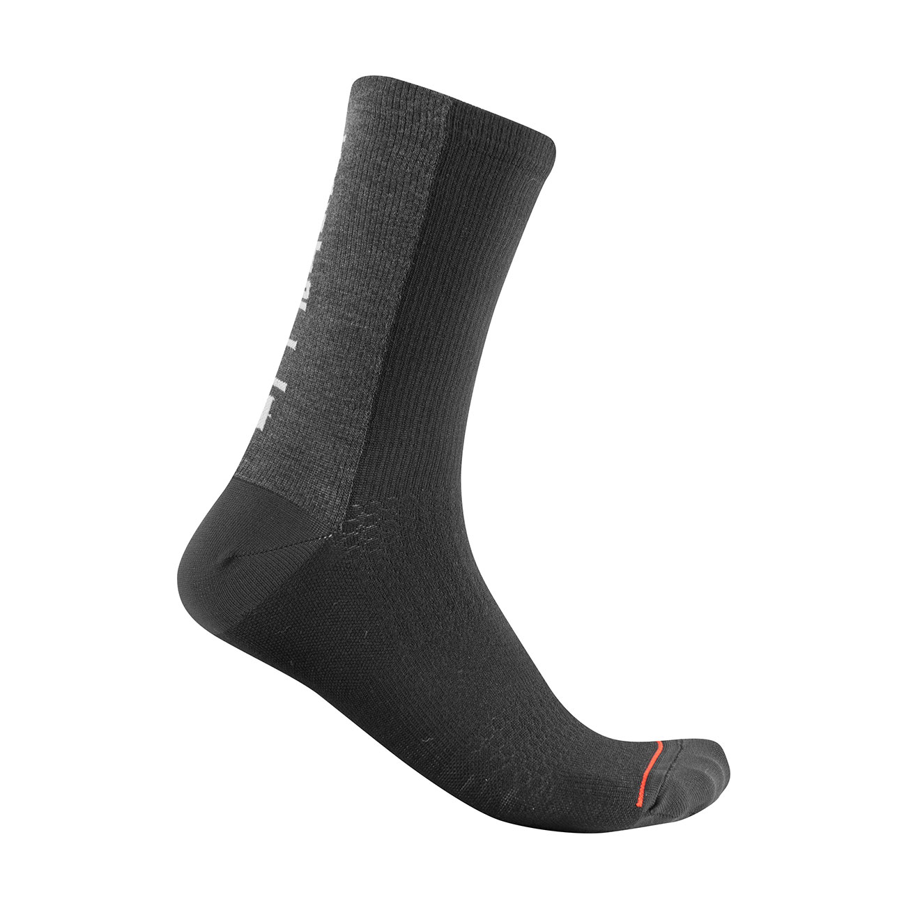 Levně CASTELLI Cyklistické ponožky klasické - BANDITO WOOL 18 - černá