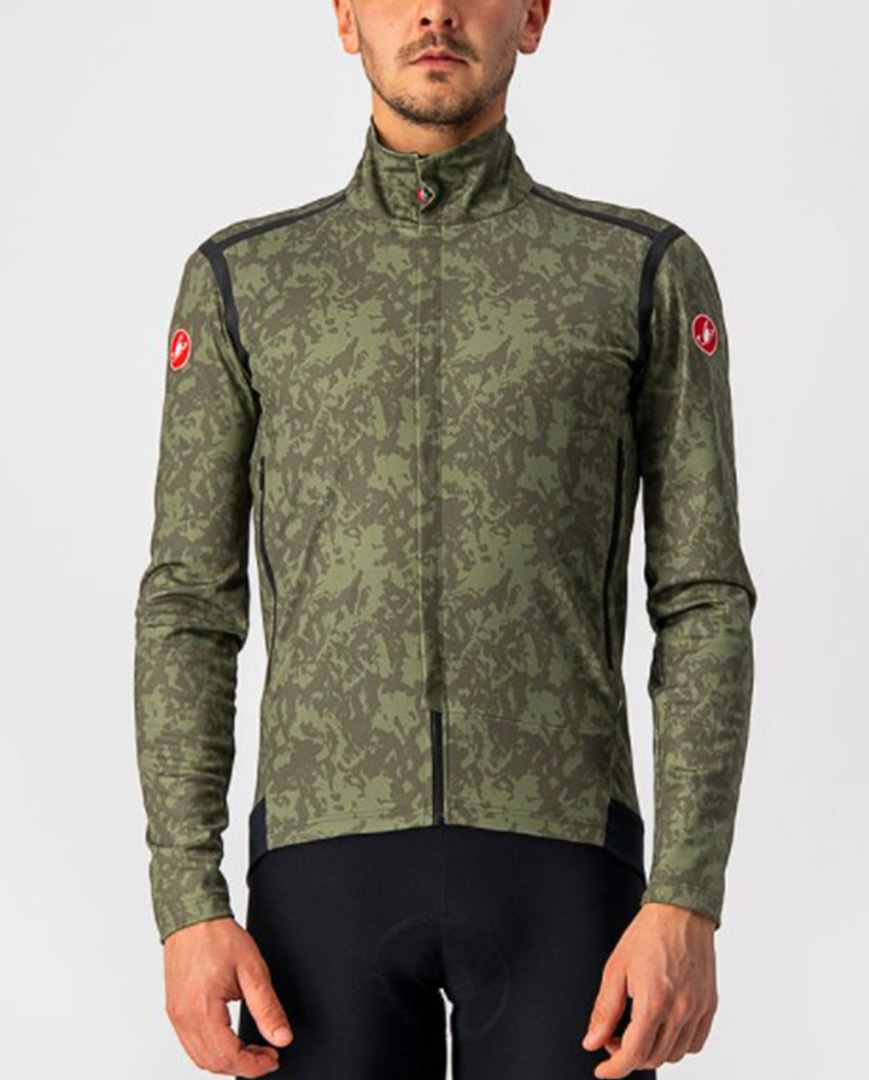 Levně CASTELLI Cyklistická zateplená bunda - PERFETTO ROS UNLIMITED - zelená M