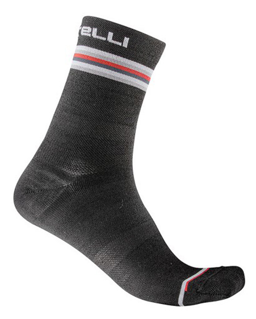 
                CASTELLI Cyklistické ponožky klasické - GO 15 LADY - šedá L-XL
            