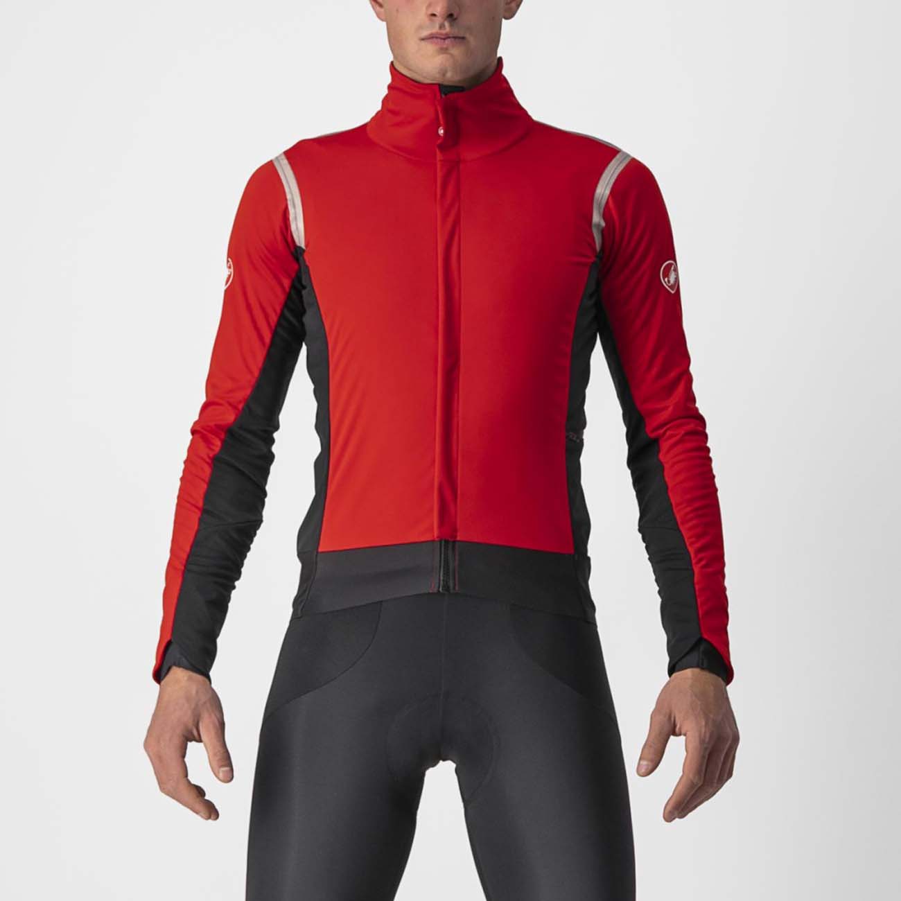 
                CASTELLI Cyklistická zateplená bunda - ALPHA RoS 2 - červená L
            
